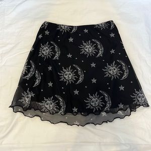 Sun and moon princess Polly skirt